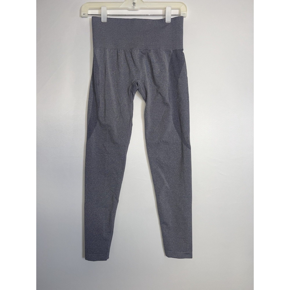 NVGTN‎ Women's Medium Gray Wide Waistband Seamless Ankle Leggings